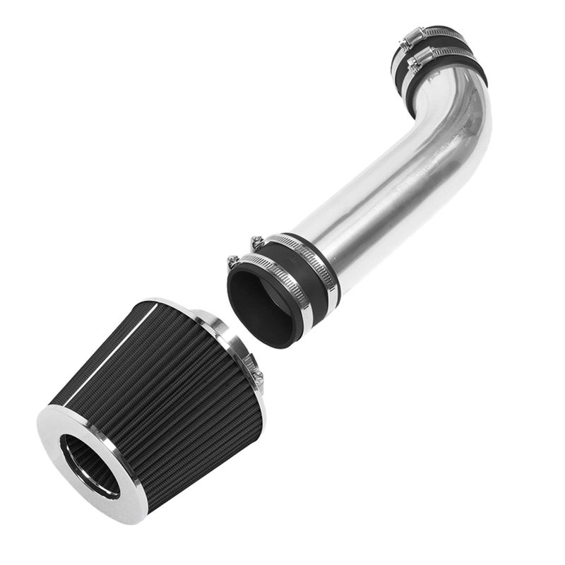 MOOSUN 3 inch Intake Pipe Cold Air Intake with Filter Fit for 2003 2004 2005 2006 Infiniti FX35 G35 & Fit Nissan 350Z 3.5L V6 (Black) - Image 1